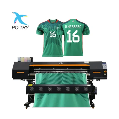 Stampante digitale a sublimazione della tintura per abbigliamento sportivo e abbigliamento tessile di grande formato con inchiostro di alta qualità