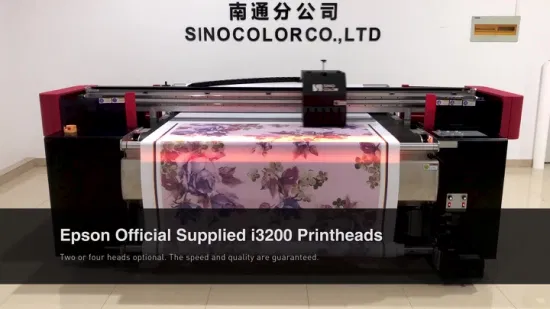 Cintura digitale con inchiostro a pigmenti per sublimazione da 1,8 m 2400 dpi diretta su stampante tessile